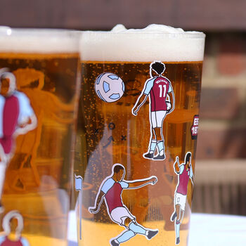 Aston Villa Pint Glass, 3 of 10