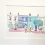 Portobello Road Colourful Houses Limited Edition Print, thumbnail 2 of 10