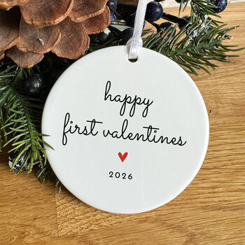 First Valentine’s Day Ornament Keepsake Gift, 7 of 7