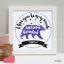 Personalised Grandfather Bear Framed Print, thumbnail 6 of 11