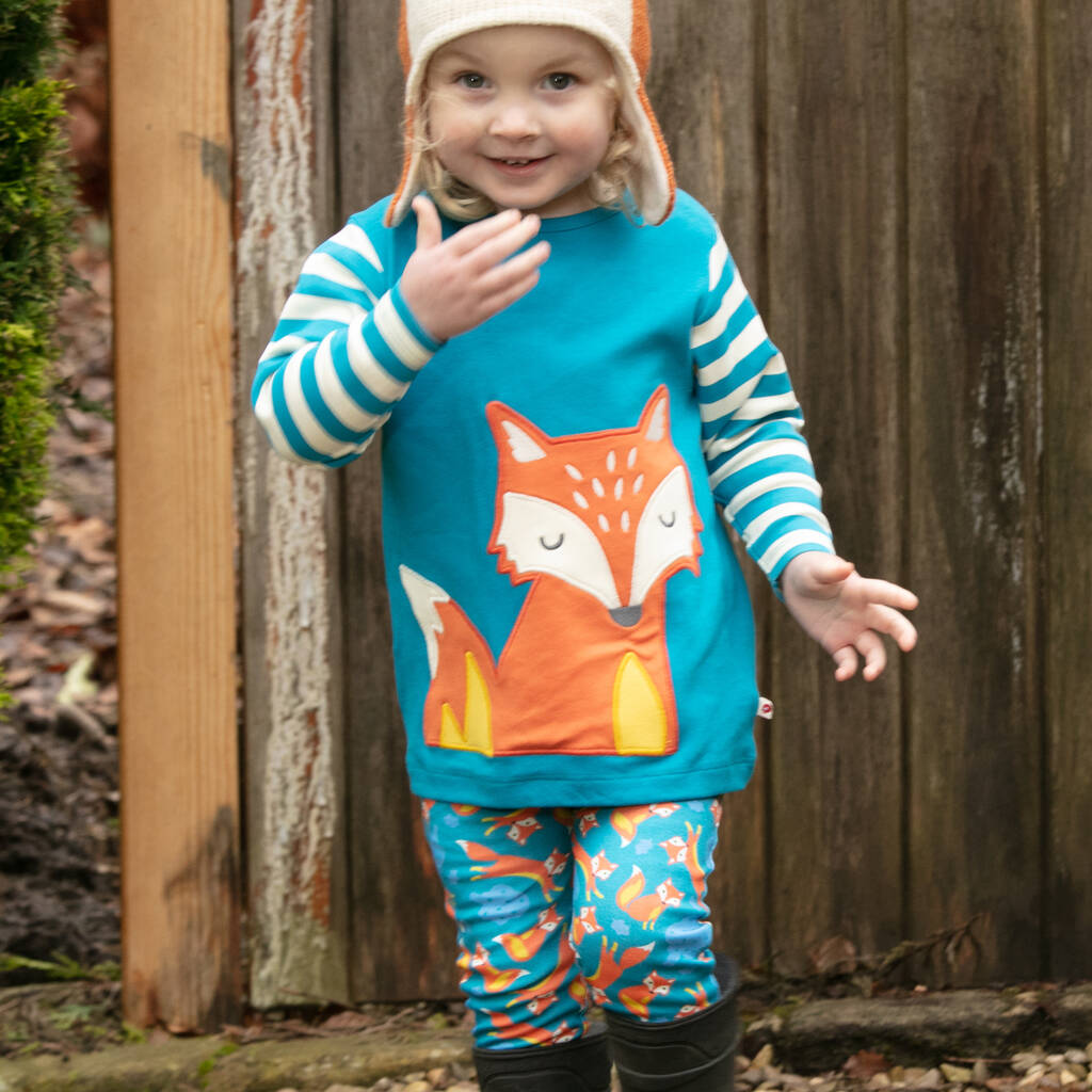 Fox Leggings For Kids By Piccalilly