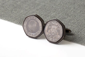 2005 21st Birthday Twenty Pence Coin Cufflinks, 4 of 5