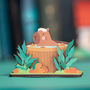 Personalised Capybara Spa Birthday Pop Out Card, thumbnail 1 of 5