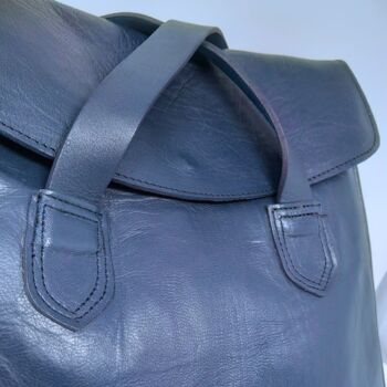 Convertible Leather Tote Backpack Cleo, 5 of 11