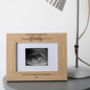 Personalised Baby Scan Photo Frame For Dad To Be, thumbnail 1 of 4