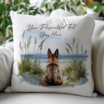 Personalised German Shepherd Dog Beach Walk Collection, 4 of 8