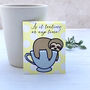 Sloth Gifts: Cute Sloth Tea Gift Set, thumbnail 7 of 12