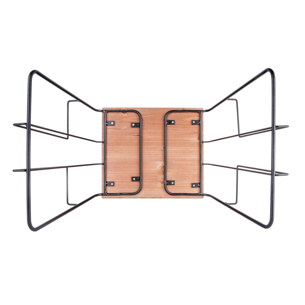 black wire magazine rack side table by posh totty designs interiors