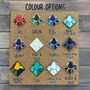 Customisable Dice D10 Enamel Pins, thumbnail 7 of 7
