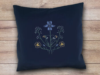 Botanicals Cushion Beginners Embroidery Kit, 3 of 3