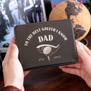 Personalised Best Golfer Tin For Dad, 2 of 2