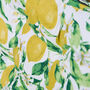 Set Of Two Tie On Lemon Print Seat Pads, thumbnail 3 of 5