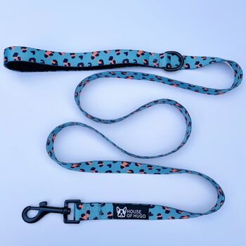 Leopard Animal Strong Padded Dog Puppy Lead, 2 of 6