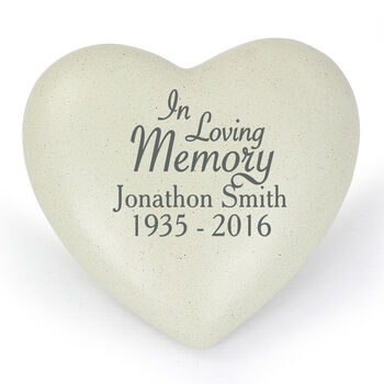 Personalised In Memory Heart, 2 of 7