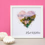 Personalised Watercolour Engagement Framed Print, thumbnail 3 of 10