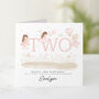 Personalised Granddaughter 2nd Birthday Card, thumbnail 1 of 3
