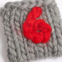 Advent Calendar Pockets Christmas Easy Knitting Kit, thumbnail 3 of 8