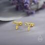 Sterling Silver Female Anatomy Stud Earrings, thumbnail 7 of 12