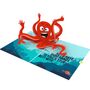 Touch Your Butt! Funny Love Card With Cheeky 3D Pop Up Octopus, thumbnail 4 of 8
