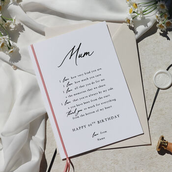 Personalised Dad Birthday Card Luxury Gift For Him, 2 of 9