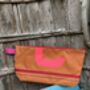 No1 Large Upcycled Versatile Sailcloth Pouch, thumbnail 8 of 9