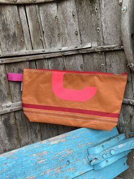 No1 Large Upcycled Versatile Sailcloth Pouch, 8 of 9