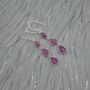 Ruby Earrings Dangle Drop, thumbnail 7 of 8