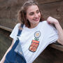 Happy Dais Women's Pocket Print Slogan T Shirt, thumbnail 2 of 6