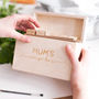Personalised Name Wooden Recipe Box, thumbnail 2 of 9