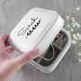 Personalised Wreath White Travel Jewellery Case, thumbnail 9 of 10