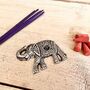 Recycled Aluminium Elephant Incense Holder, thumbnail 5 of 7