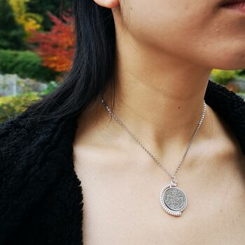 Sixpence 60th Birthday Spinner Necklace, 10 of 12