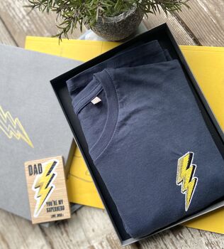 Super Hero T Shirt And Plaque In A Gift Box, 5 of 9