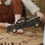 Retro Car Wooden Chalkboard With Chalk, thumbnail 1 of 8