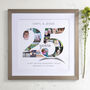 Personalised Silver Wedding Anniversary Collage, thumbnail 6 of 11