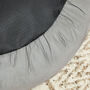 50cm Grey Dog Cat Round Washable Cushion Sofa Bed, thumbnail 3 of 6