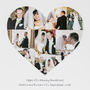 Personalised Photo Heart Collage Print, thumbnail 5 of 10