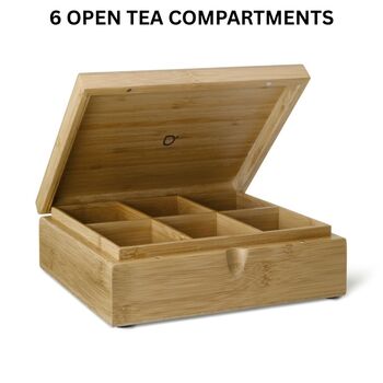 Tea Boxes Highest Quality In Bamboo Stained Natural, 2 of 6