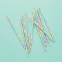 20 Pastel Rainbow Paper Straws, thumbnail 3 of 3