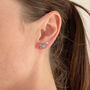 Star Flower Turquoise Studs, thumbnail 2 of 11