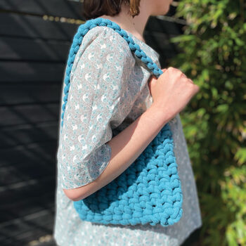 ‘Sophie’ Shoulder Bag Crochet And Macramé Kit, 4 of 7