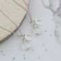 Good Luck Horseshoe Necklace With Crystal Pendant, thumbnail 2 of 7