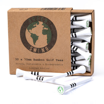 Bamboo Golf Tees And Golf Ball Markers Gift Set, 4 of 9