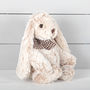 Bunny Rabbit Toy With Personalised Gift Bag, thumbnail 3 of 3