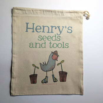 Personalised Kids Gardening Storage Sack, 6 of 6