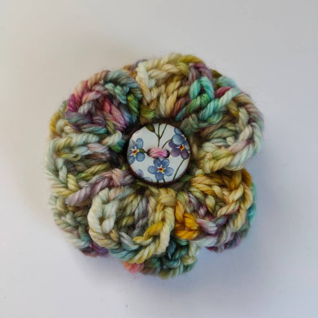 Handmade Flower Brooch By Daisy Dumpling