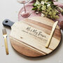 Personalised Happy Couple Chopping Board, thumbnail 2 of 8