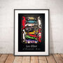 Personalised Toy Cars Childhood Wall Art Print, thumbnail 2 of 5