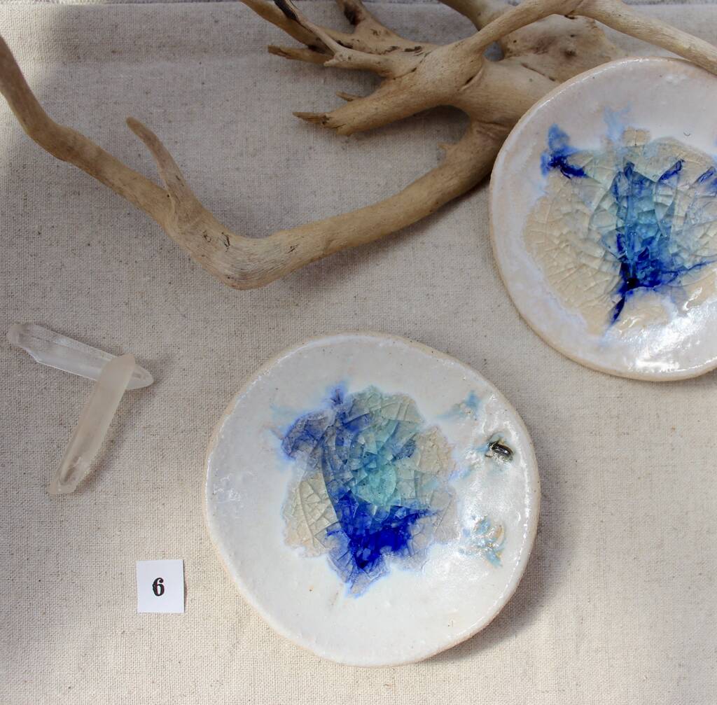 Recycled Glass Decorative Ceramic Bowl By Little Brick House Ceramics