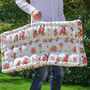 Helmsley Blush Floral Garden Bench Cushion, thumbnail 7 of 7